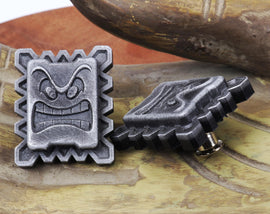 Thwomp Stone Faces Pins! - Mario Enemies Pin - Mushroom Kingdom Thwomp Pins - Nintendo Gift / Mario Gift | SPN1