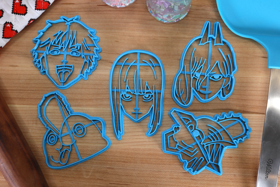 Chainsaw Man Cookie Cutters - Makima, Denji, Pochita, Power, Chainsaw Devil