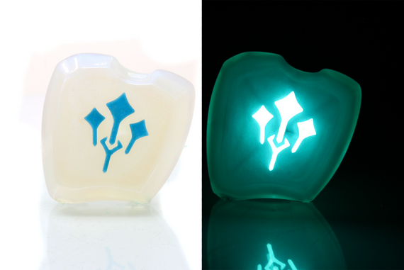 Sage Clear Glow in the Dark Job Stone - FFXIV