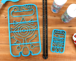 XL 12 Inch Sheikah Slate Cookie Cutter - Zelda Large Cookies