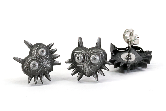 Majoras Mask Earrings Pair - Legend of Zelda