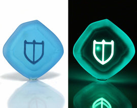 Clear Paladin FFXIV Glow in the Dark Soul Crystal/PAL Job Stone Final Fantasy XIV FF14 - LootCaveCo