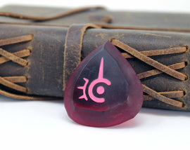 Clear Red Mage FFXIV Glow in the Dark Soul Crystal/RDM Job Stone Final Fantasy XIV FF14 - LootCaveCo