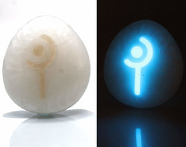 Clear White Mage FFXIV Glow in the Dark Soul Crystal/WHM Job Stone Final Fantasy XIV FF14 - LootCaveCo