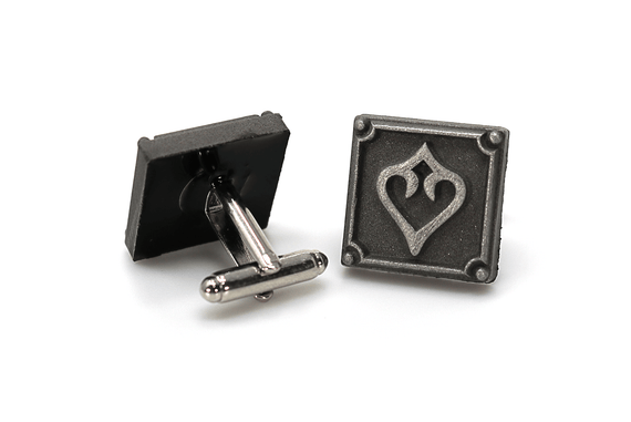 Dancer FFXIV Cufflinks Metal Resin - DNC Final Fantasy XIV (FF14) - Soul Crystal - LootCaveCo