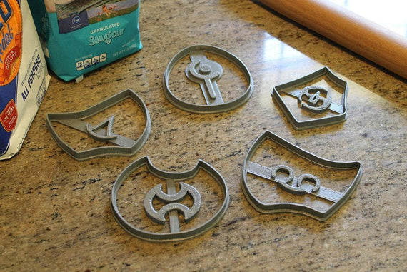 FFXIV Soul Stone Cookie Cutters (Set 3 of 3) -Whm, Sam, Sch, Smn, War - FF14- WHM Soul Crystal Cookie Cutter - LootCaveCo