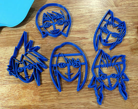 Final Fantasy 7 Cookie Cutters - Cloud, Tifa, Yuffie, Aertih, Sephiroth - ffvii / Final Fantasy vii - LootCaveCo