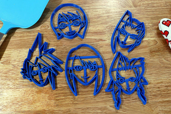 Final Fantasy 7 Cookie Cutters - Cloud, Tifa, Yuffie, Aertih, Sephiroth - ffvii / Final Fantasy vii - LootCaveCo