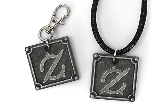 Gunbreaker FFXIV Keychain / Necklace Metal Resin - GNB Final Fantasy XIV (FF14) - Soul Crystal - LootCaveCo