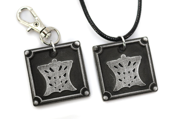 Leatherworker FFXIV Crafting Charm - LTW Metal Resin, Disciple of the Hand Final Fantasy 14 FF14