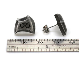 Scholar FFXIV Soul Crystal Earrings/Job Stone FF14 Final Fantasy 14 FFXIV Charm -Stainless Steel Stud-