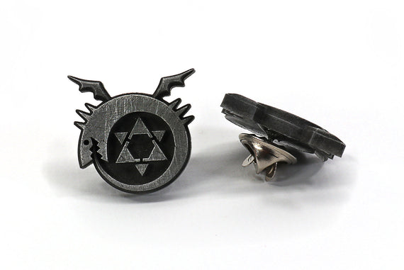 Full Metal Alchemist Ouroboros Symbol-Aluminum Metal Resin Pin for FMA Cosplay-Homunculi