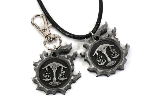 FFXIV The Immortal Flames Keychain / Necklace - Grand Company - FF14 Final Fantasy 14