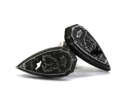 FFXIV Haurchefant Greystone Shield Earrings - Shadowbringers Final Fantasy 14 - House Fortemps