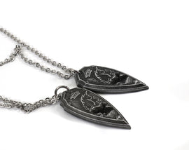FFXIV Haurchefant Greystone Shield Charm Neckalce - Shadowbringers Final Fantasy 14 - House Fortemps