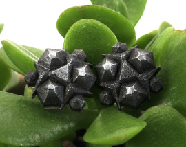 Zora Sapphire Earrings - Legend of Zelda Spiritual Stones - Stainless Steel Stud - Nintendo/Zelda Gift