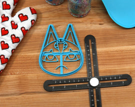 Animal Crossing Villagers Set 1 Cookie Cutters - Raymond, Marina, Rosie, Marhsal, Ankha - New Horizons /  Nintendo Gift
