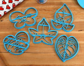 Legend of Zelda Korok Cookie Cutters - Butterfly Korok, Heart Korok, Pointy Korok, Star Korok, Tattered Korok - Breath of the Wild