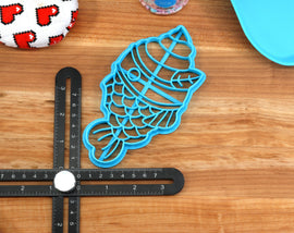 Asian Foods Set 1 Cookie Cutters - Bubble Tea, Taiyaki, Dumpling Trio, Takoyaki Octo, Ramen Bowl - Anime Gift / Anime Baking