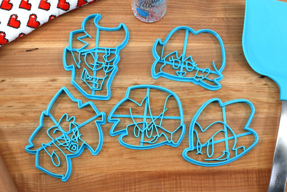 Friday Night Funkin Cookie Cutters - Daddy Dearest, Mommy Mearest, Pico, FNF Boyfriend, FNF Girlfriend - FNF Gift