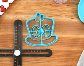 Mario Symbols Cookie Cutters - Galaxy Luma, Warioware Logo, Tanooki Leaf, OG Cappy, Mario Hat Cappy - Super Mario Bros /  Nintendo Gift