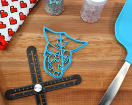 Paper Mario TTYD Villains Cookie Cutters- Doopliss, Grodus Head, Lord Crump, Pirate Cortez, Shadow Queen -  /  Nintendo Gift