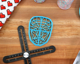 circle Guard Cookie Cutter Masks - Front Man Mask, Circle Guard, Triangle Guard, Square Guard