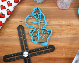 Paper Mario TTYD Friends Cookie Cutters- Goombella, Lady Bow, Madame Flurrie, Vivian TTYD, Yoshi Kid -  /  Nintendo Gift