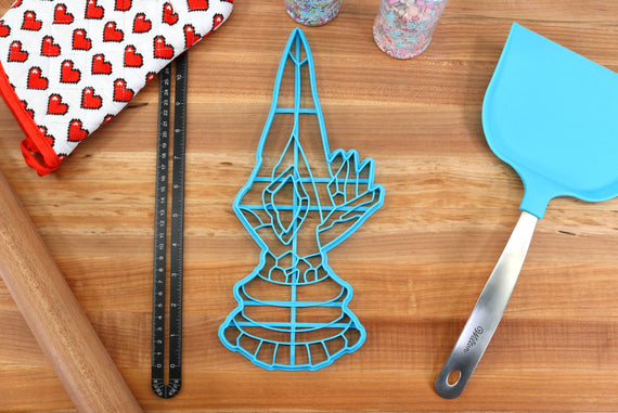 12 Inch Aetheryte Cookie Cutters - FFXIV Birthday Cookie Cake Cutter - FF14 Baking