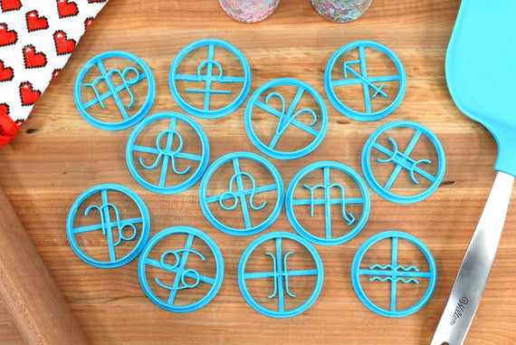 Astrology Cookie Cutters Set - Gift For Astrology Lovers- Astrology Baking