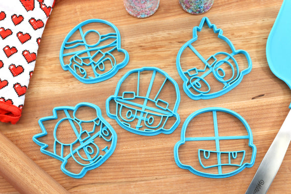 Monkey Face Cookie Cutters - Alchemist Monkey, Engineer Monkey, Dart Monkey, Ninja Monkey, Sniper Monkey - Monkey Cookie Cutter