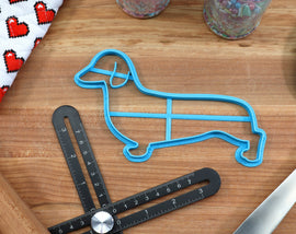 Dachshund Cookie Cutters - Dachshund Stack, Dachshund  Face, Dachshund Outline, Dachshund Glasses  - Gift for Dachshund  Owner