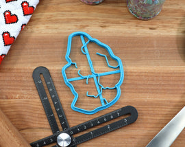 Crystal Astrology Cookie Cutters Set - Peridot Crystal, Amethyst Crystal - Gift For Crystal Lovers- Astrology Baking