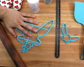 XL 12 Inch Navi Cookie Cutter -  Zelda Cookie Cake  - Breathe of the Wild Cookie Cutter /  Nintendo Gift
