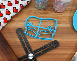 Legend of Zelda Cookie Cutters Windwaker Items - Picto Box, Hyoi Pear, Delivery Bag, Windwaker Boomerang, Bait Bag