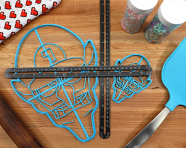 XL 12 Inch Waluigi Cookie Cutter -  Cookie Cake Cutter - Mario, Luigi, Bowser, Peach, Yoshi - Super Mario Bros /  Nintendo Gift