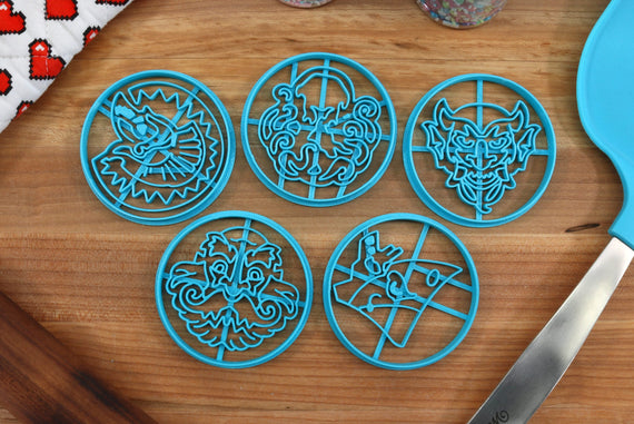 Bio Vigor Cookie Cutters Set 2 - Plasmid Powers - Devil's Kiss, Ironsides, Old man Winter, Return to sender