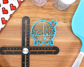 Genshin Impact Cookie Cutters Chibi Faces Set 6 - Jean, Sayu, Sucrose, Venti, Xiao