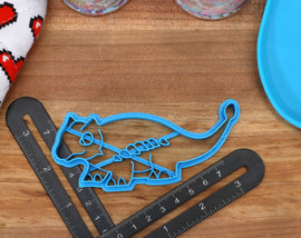 Cute Dinosaur Cookie Cutters - Anklyosaur, Longneck, Pachysaur, T-rex, Triceratops - Dinosaur Birthday