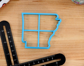 Arkansas Cookie Cutters - Arkansas Outline, Diamond Mine, White Tail Deer, Arkansas Desert, Duck- TX Gift Idea