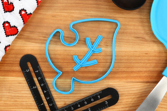 Animal Crossing Item Leaf STAMP Cookie Cutter - New Horizons