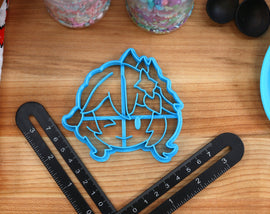 Genshin Impact Cookie Cutters Chibi Faces Set 13 - Alhaitham, Layla, Nahida, Nilou, Yao Yao