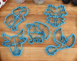 Greek Myth Cookie Cutters - Cerberus, Griffin, Minotaur, Phoenix, Sphinx - Greek Monsters