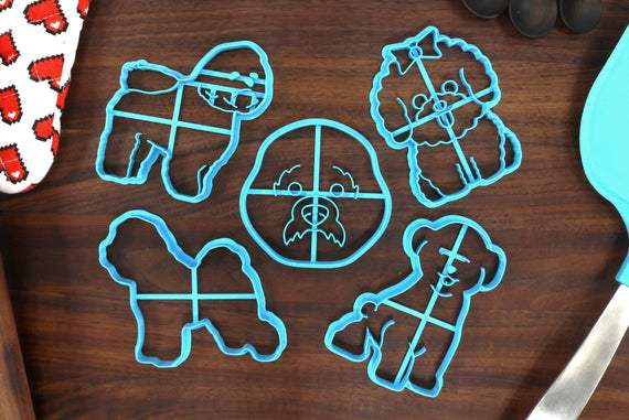 Bichon Frise Cutters - Bichon Frise Stack, Bichon Frise Face, Bichon Frise Outline - Bichon Gift