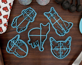 Siamese Cat Cutters - Siamese Cat Face, Siamese Cat Outline, Sitting Siamese Cat - Siamese Cat Gift