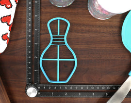 Bowling Cookie Cutters - Bowling Ball, Bowling Pin, Bowling Shirt, Bowling Shoe - Bowling Party