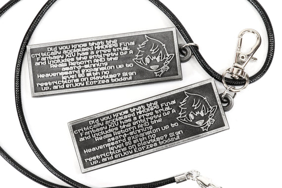FFXIV Critically Acclaimed Meme Keychain- Alphinaud Chibi - Shadowbringers Final Fantasy 14 KY1