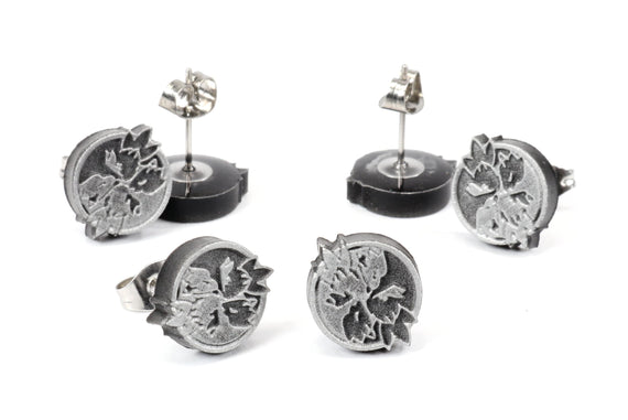YinYang Chocobo FFXIV Yin & Yang Earrings - Chocobo Earrings - Final Fantasy Cosplay | ERG1