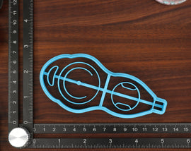 Scuba Diving Cookie Cutters, Set 1 - Depth Gauge, Scuba Fins, Scuba Goggles, Scuba Respirator, Scuba Tank - Water Sports