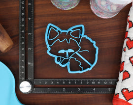 American Red Fox Cookie Cutters - Cute Red Fox, Red Fox Face, Red Fox Outline Sitting Red Fox - Gift for Sleeping Fox Fan